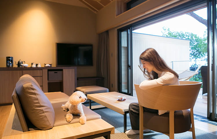海のホテル島花 ドッグフレンドリーヴィラ